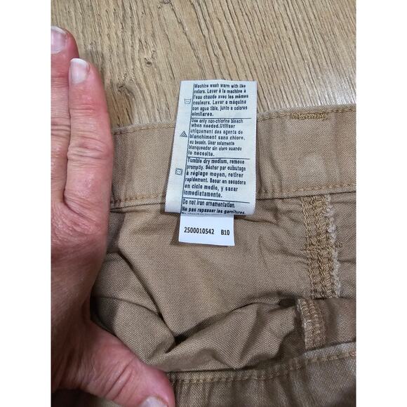 Carhartt B147 Khaki Canvas Ringspun Cotton Work Shorts NWOT Norm Gorpcore 42 - Picture 7 of 7